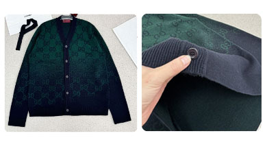 Customer Review Photo: Gucci GG Degrade Wool Jacquard Cardigan 795012 XKD42 3529